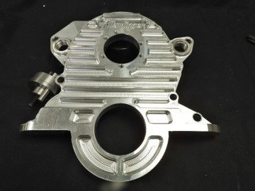 SB Ford 289-302-351W BILLET TIMING COVER DRIVES ALL KNOWN PUMPS  NO SPUD